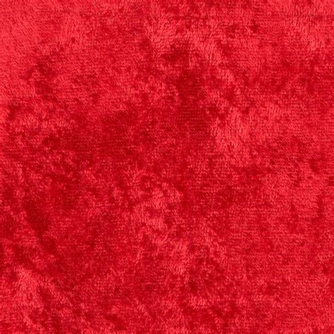 Fabric Merchants Crushed Panne Velour Red Discount Designer Fabric