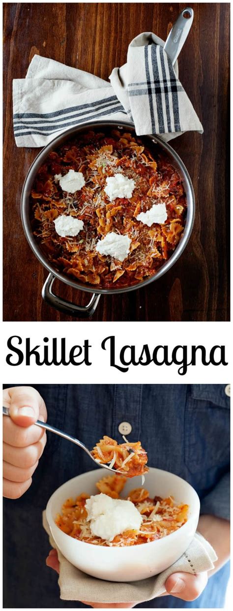 Quick And Easy Skillet Lasagna Momables