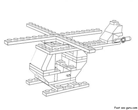 Let's build an airplane with lego classic 10717 bricks bricks bricks set. printable lego helicopter coloring page - Printable Coloring Pages For Kids