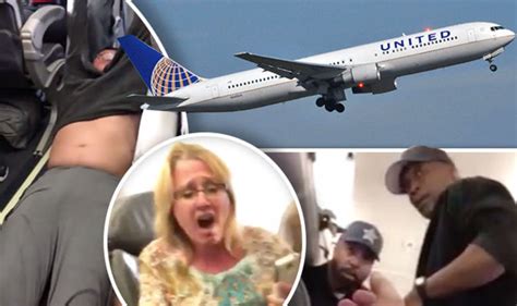 United Airlines Passenger Forcibly Dragged Off Overbooked Flight In