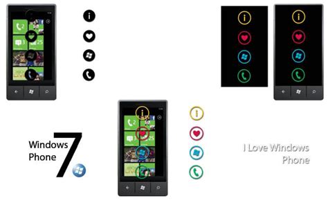 I Love Windows Phone Wp7 Wallpaper Pack