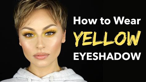 How To Wear Yellow Eyeshadow Alexandra Anele Youtube