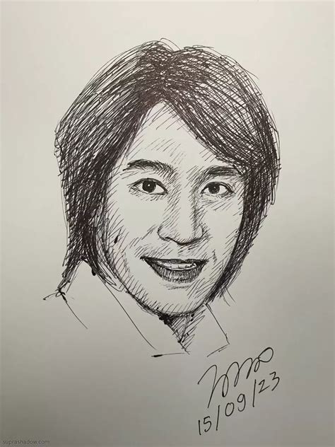 Portrait Drawing Of โจวซิงฉือ Stephen Chow Draw By Suprashadow