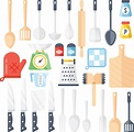 Best Cooking Utensils Illustrations, Royalty-Free Vector ...
