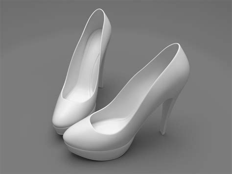 Mini High Heels 3d Model 3d Printable Obj Stl