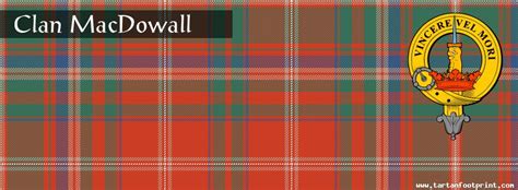 Clan Macdowall Tartan Footprint Scottish Heritage Social Network