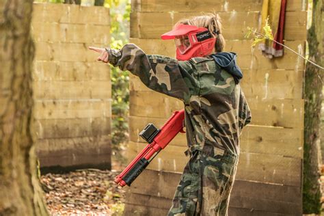 Outdoor Valley Kids Party Paintball Gimifun