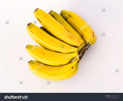 Banana Cluster Isolated Image Stock Photo 1382472206 Shutterstock