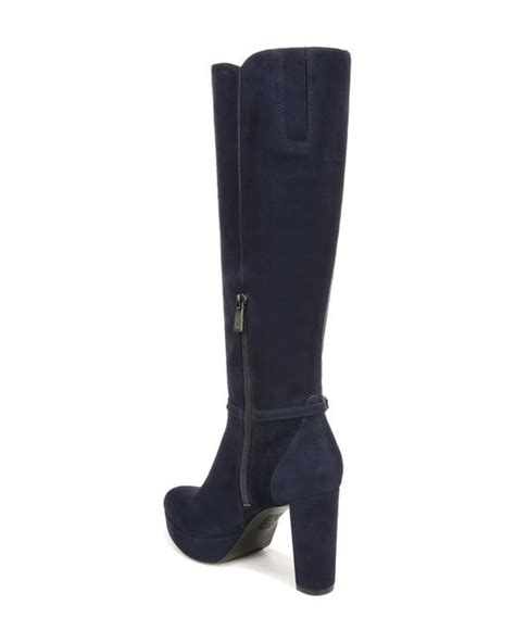 Naturalizer Fenna Tall Platform Dress Boots In Blue Lyst