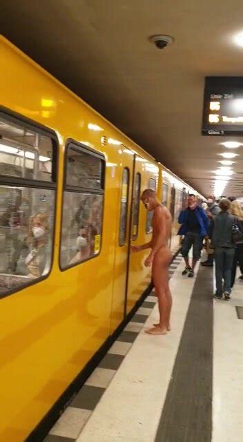 Naked In The Subway Of Berlin Thisvid