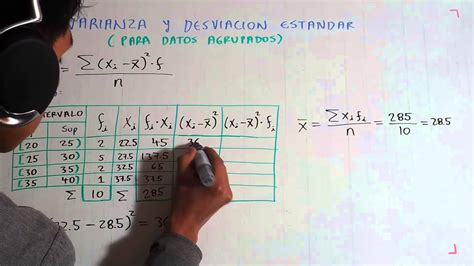 Calculo De La Varianza Y La Desviacion Tipica Images