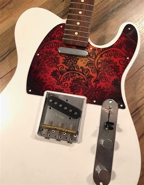 Custom Floral Paisley Sunburst Pickguard Fender Telecaster Reverb