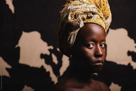 Portrait Of Beautiful Black Girl By Stocksy Contributor Michela