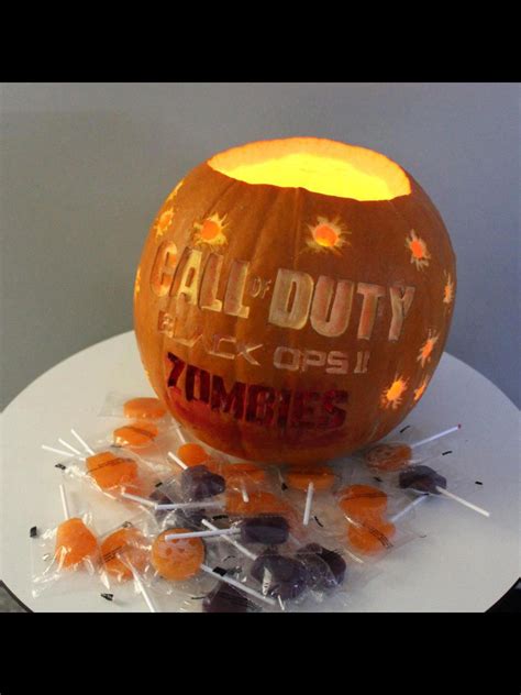 Call Of Duty Pumpkin Carving Pumpkin Carving Halloween Crafts