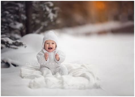 Las Vegas Baby Photographer Snow Baby Baby In Snow Snow Photoshoot