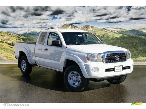 2011 Super White Toyota Tacoma Access Cab 4x4 45688846 Photo 3