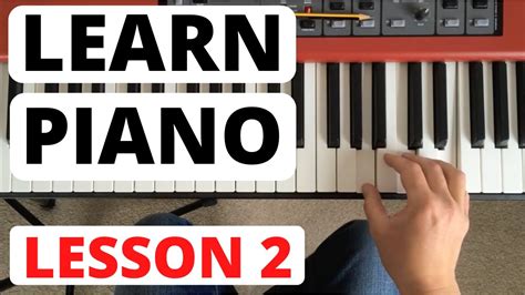 The beginner piano lessons below will teach you about the layout of the keyboard, how to hold your hands, piano fingering and the names of the keys, and much more. Piano for Beginners, Lesson 2 || Starting to Read Music - YouTube