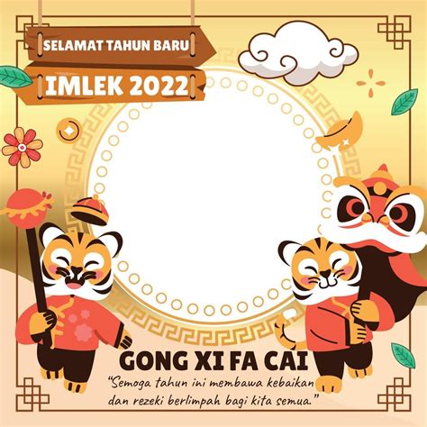 Gong Xi Fa Cai! 11 Link Twibbon Imlek 2022 Terbaik dan Cocok untuk Ucapan Selamat pada Malam