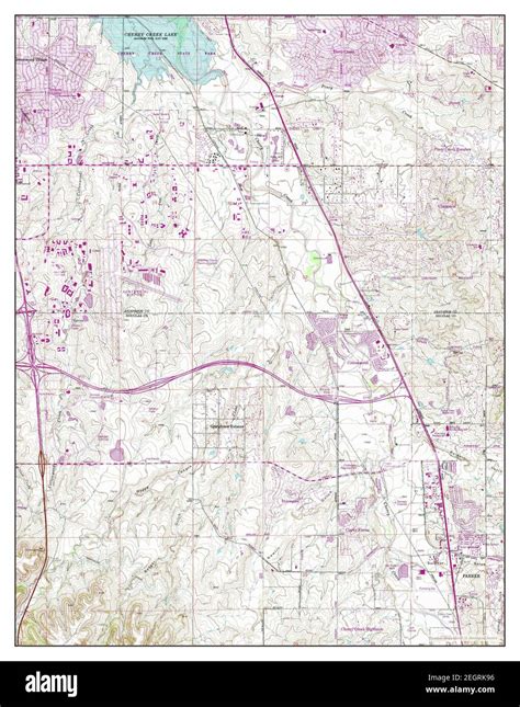 Map Of Parker Colorado Cut Out Stock Images And Pictures Alamy