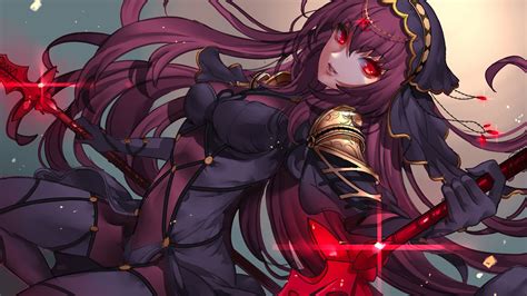 Download 1920x1080 Wallpaper Scathach Fategrand Order Anime Girl