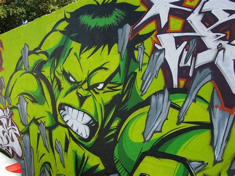 The Hulk Graffiti Graffiti Art Street Art Graffiti