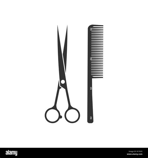 Scissor And Comb Clip Art