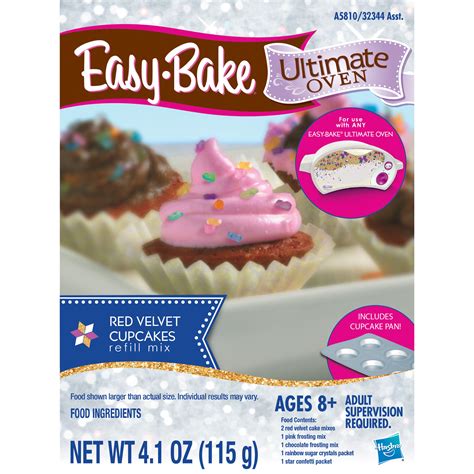 Easy Bake Ultimate Oven Red Velvet Cupcakes Refill Pack