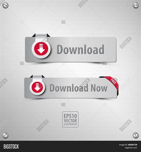 Download Buttons Vector And Photo Free Trial Bigstock