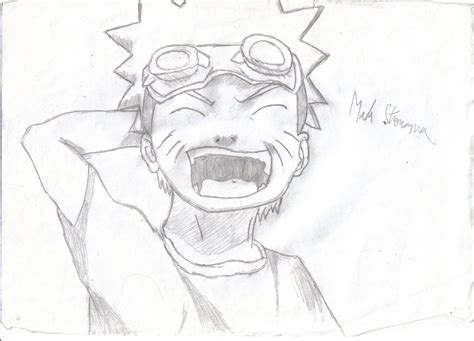 Uzumaki Naruto Pencil Drawing By Idiotmaniac On Deviantart