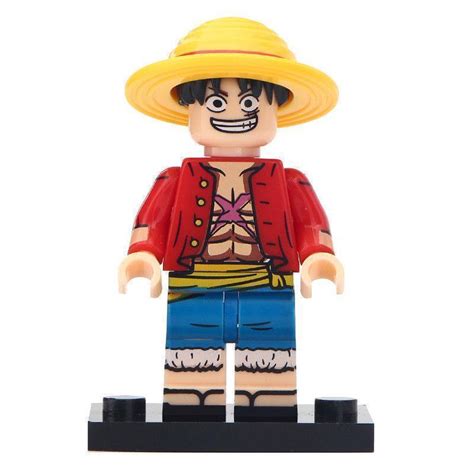 Monkey D Luffy Anime One Piece Moc Minifigures Block Toy T For Kids