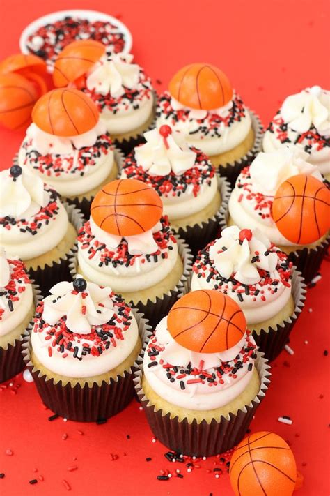 Basketball Cupcake Toppers Sports Cupcake Rings For Cakes Cupcakes Cakesicles Sweets And Treats™
