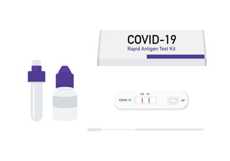 90 Rapid Antigen Test Kit Stock Illustrations Royalty Free Vector