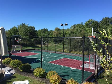 Backyard Basketball Courts In North Andover Traditional Landscape