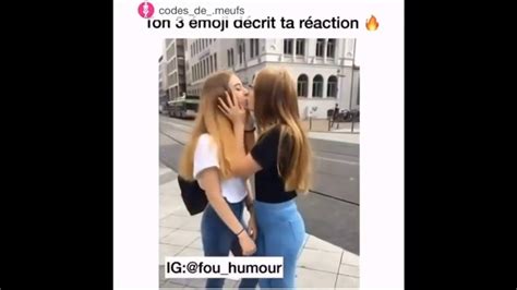 deux filles qui s embrassent sur la bouche 😘 youtube