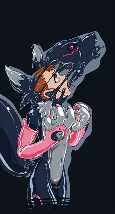 Makino Ruki Renamon Symbiote Fan Character Digimon Tamers Digimon