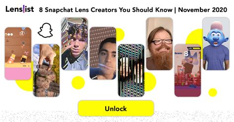 8 Snapchat Lens Creators You Should Know November 2020 Lenslist Blog