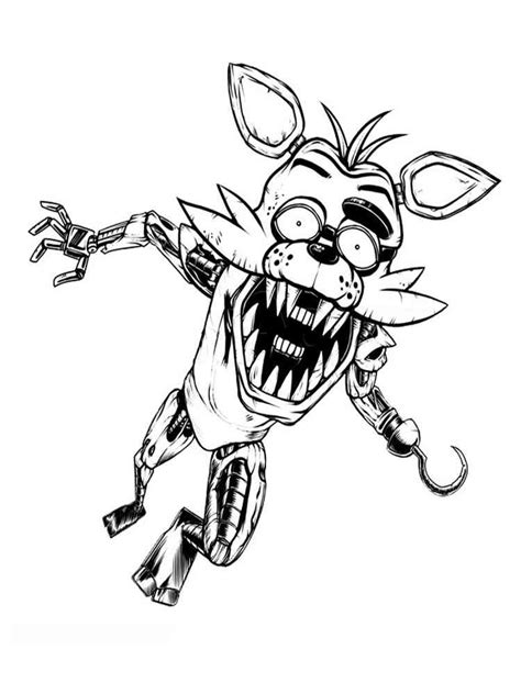 Withered Animatronics Coloring Pages Images And Photos Finder