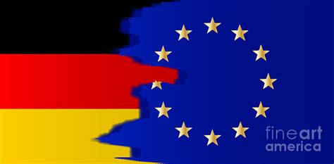 Germany And Eu Flag Blend Digital Art By Bigalbaloo Stock Pixels