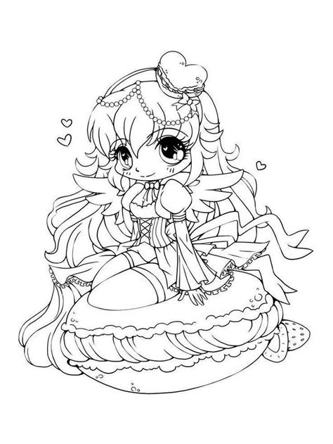 Chibi Anime Coloring Pages Printable