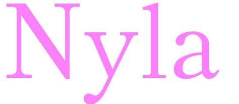Nyla Name For Girls Uk Baby Names