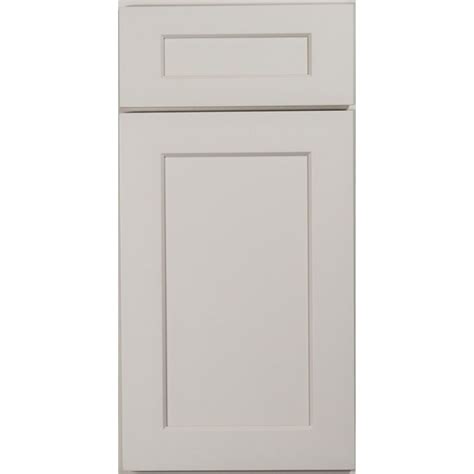 Save time and money by simply replacing the doors and drawer fronts. Shaker Light Gray Cabinet Door Sample (Available RTA Only ...