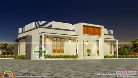 Free Plan Of Contemporary Home Keralahousedesigns