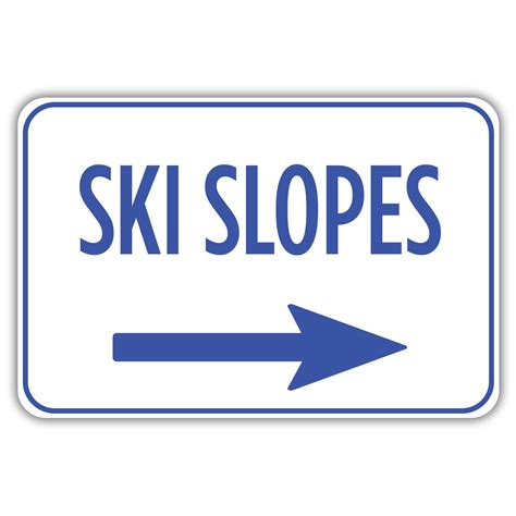 Ski Slopes American Sign Company