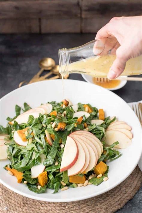Thedelishfood.com has been visited by 100k+ users in the past month Fall Honeycrisp Collard Green Salad | Apple Mustard ...