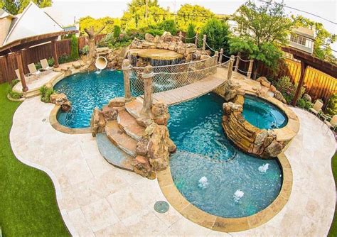 55 Pool Landscaping Ideas Tropical Small Backyards Dream Pools