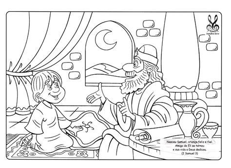Samuel And Eli Coloring Page Clip Art Library