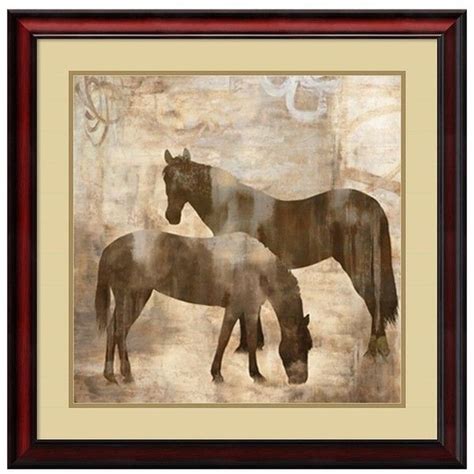 Equine I Horse Framed Wall Art Brown 192 Liked On Polyvore