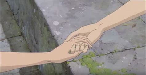 Chihiro And Haku Holding Hands Ghibli Studio Ghibli Anime Scenery