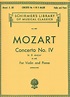 Concerto No. 4 In D Major, K. 218 By Wolfgang Amadeus Mozart (1756-1791 ...