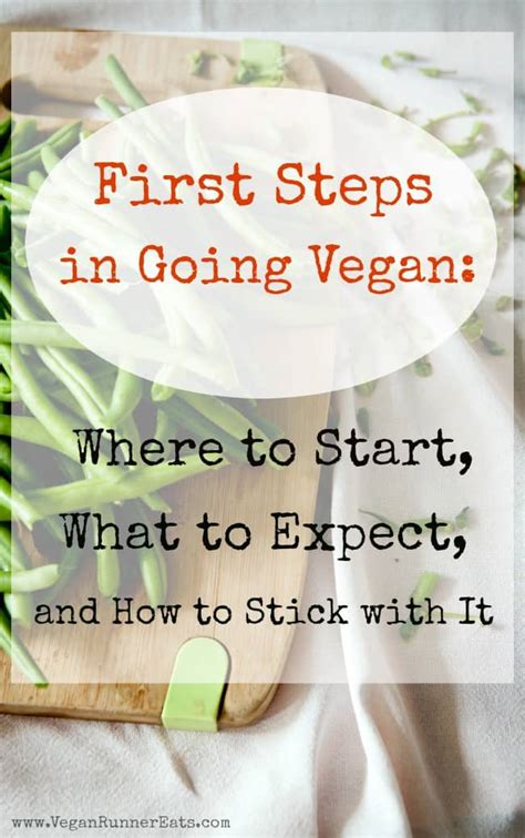 Branch out.check the internet for vegetarian menus. Going Vegan: Where to Start, What to Expect, How to Stick ...